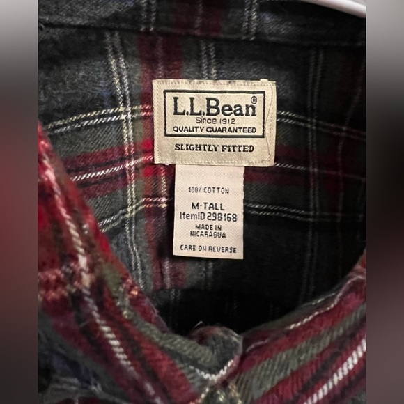 Men’s LL Bean Flannel Shirt. - Picture 2 of 3